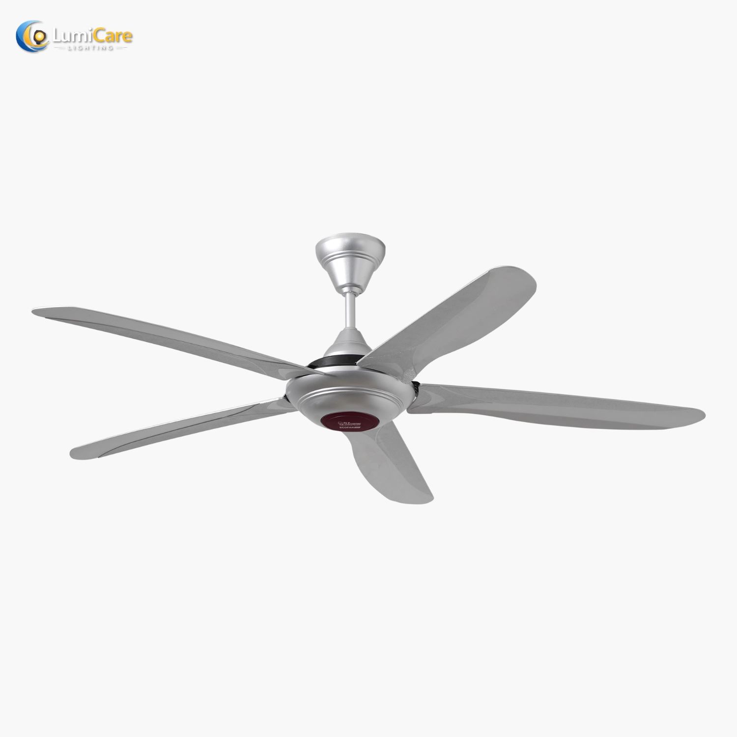 Quạt trần ECOFAN Ruby Màu Bạc 5 Cánh Phù Hợp Với Nhiều Không Gian